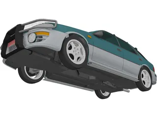 Subaru Impreza Wagon (1997) 3D Model preview