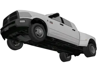 Dodge Ram 3500 Heavy Duty Mega Cab (2009) 3D Model preview
