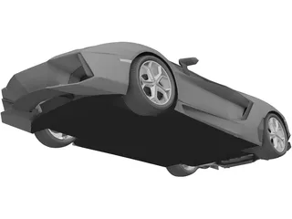 Lamborghini Aventador LP700-4 (2012) 3D Model preview