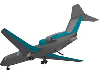 Yakovlev Yak-42D 3D Model preview
