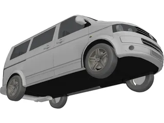 Volkswagen Multivan 3D Model preview