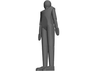 Maniqui 1.76 m 3D Model preview