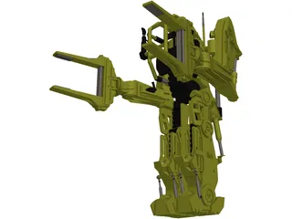 Alien Robot 3D Model preview