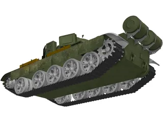 T-55AM2 3D Model preview