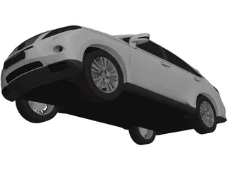 Lexus RX450h (2011) 3D Model preview
