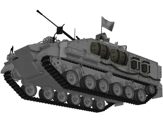 Warrior MCV UN 3D Model preview