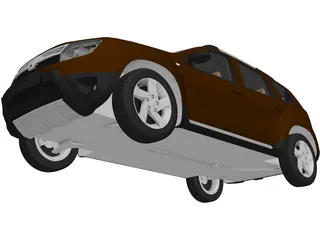 Renault (Dacia) Duster 3D Model preview