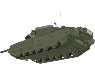 T-84 Oplot 3D Model preview