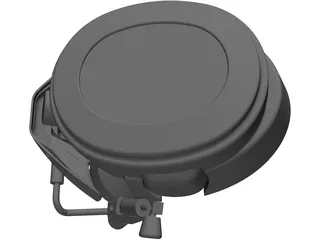 Diving Helmet 3D Model preview