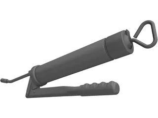 Grease Gun 3D Model preview