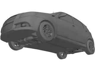 Chevrolet Aveo Hatchback 3D Model preview