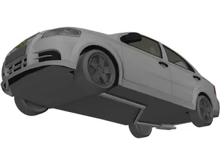 Chevrolet Aveo 3D Model preview