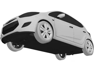 Hyundai ix20 3D Model preview