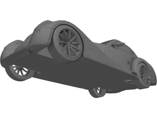 Morgan Aero Super Sports 3D Model preview
