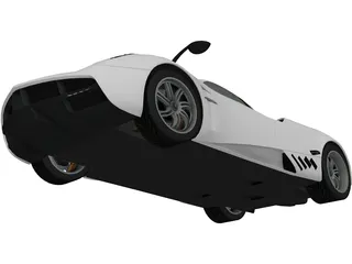 Pagani Huayra 3D Model preview