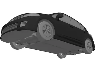 Nissan Tiida (2010) 3D Model preview