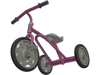 Tricycle 3D Model preview