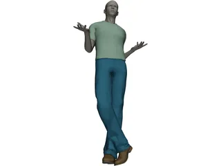 Man 3D Model preview