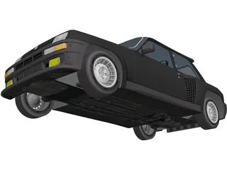 Renault 5 3D Model preview