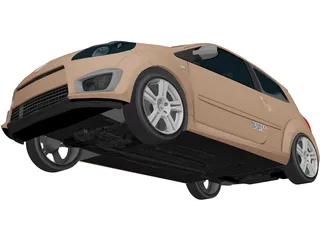 Renault Twingo (2010) 3D Model preview