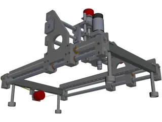 CNC Router Machine 3D Model preview