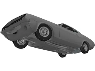 Dodge Challenger RT (1970) 3D Model preview