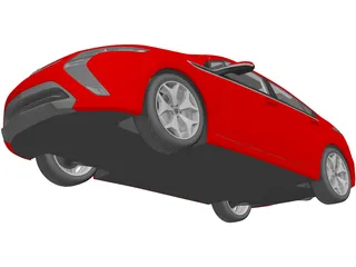 Opel Ampera 3D Model preview