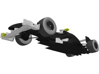 Brawn BGP 001 3D Model preview