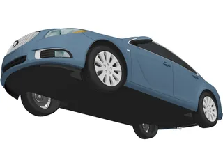 Buick Regal CXL (2011) 3D Model preview