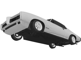 Pontiac GTO (1968) 3D Model preview
