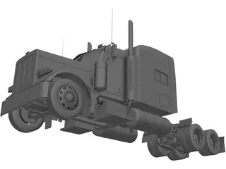 Peterbilt 3D Model preview