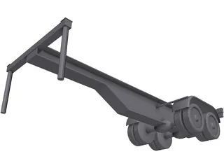 Trailer 3D Model preview