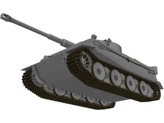 Tiger 3D Model preview