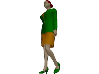 Woman 3D Model preview
