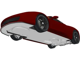 Ferrari 458 Italia 3D Model preview