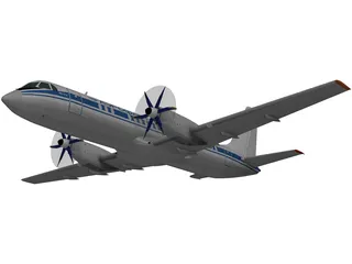 Ilyushin IL-114 3D Model preview