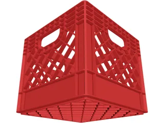 Milk Crate 3D Model preview