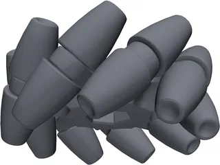 Mecanum Wheel 3D Model preview