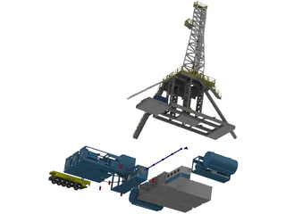 Refinery 3D Model preview