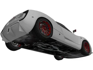 Spyker C12 Zagato 3D Model preview