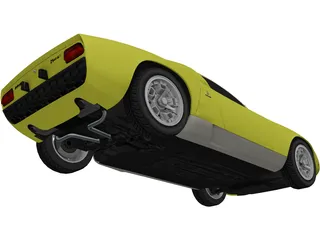 Lamborghini Miura P400 3D Model preview