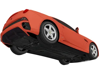 Ferrari California 3D Model preview