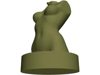 Donna Bust 3D Model preview