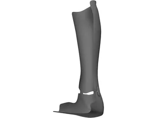 Orthopedic Leg Brace 3D Model preview