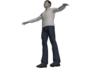 Man 3D Model preview