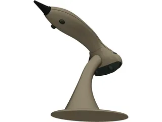 Barcode Scanner 3D Model preview