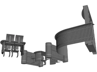 Baranya Rack Cafe 3D Model preview