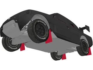 Nissan Pickup Dakar 3D Model preview