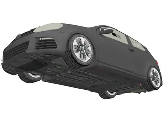 Volkswagen Golf VI GTR 3D Model preview