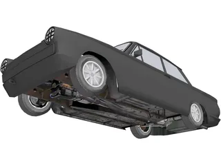 Lotus Cortina GT 3D Model preview